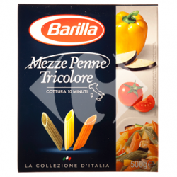 Barilla Mezze Penne Tricolore 500g