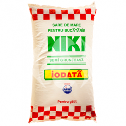 Niki Kalas Sare de mare iodata semi grunjoasa 1kg 